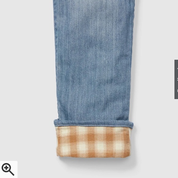 Eddie Bauer Women's Boyfriend Flannel-Lined Jeans - Picture 3 of 6
